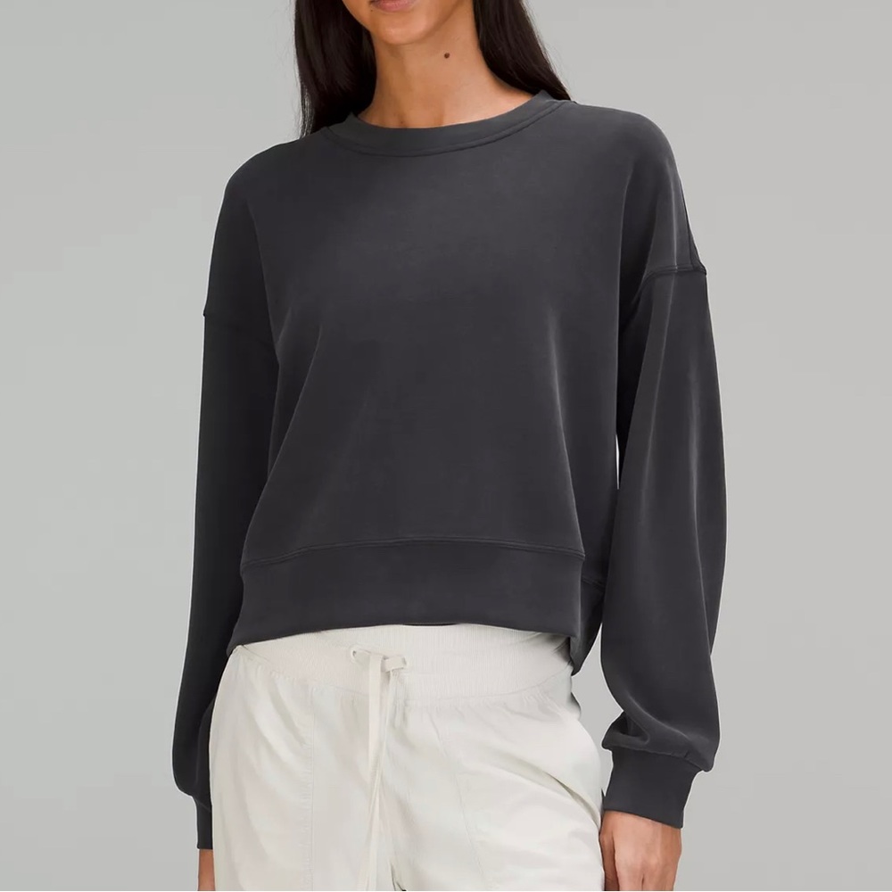 Lululemon Softstreme Perfectly Oversized Cropped Crew